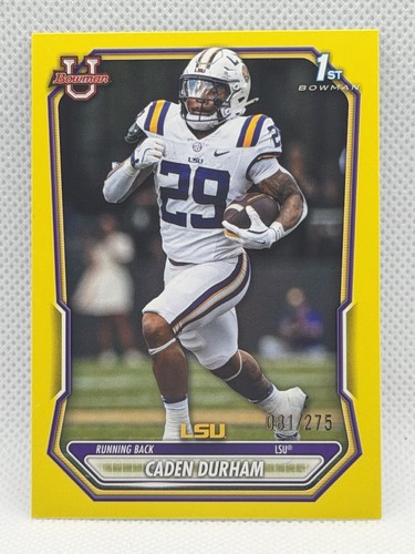 2026 bowman caden durham 1st - caden,